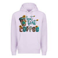 Lilac but first coffee Premium Hoodie - Artiststas