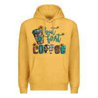 Mustard but first coffee Premium Hoodie - Artiststas