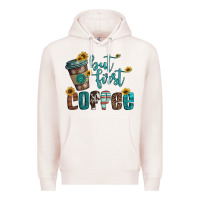 Pale Pink but first coffee Premium Hoodie - Artiststas