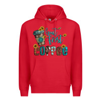 Red but first coffee Premium Hoodie - Artiststas