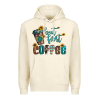 Sandshell but first coffee Premium Hoodie - Artiststas