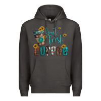 Smoke but first coffee Premium Hoodie - Artiststas
