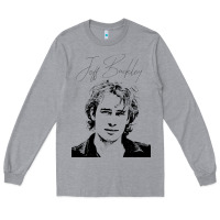 Heather Grey jeff buckley 90s style fan art Long Sleeve Tee - linhVisuals