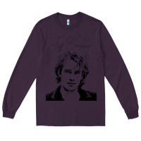 Plum jeff buckley 90s style fan art Long Sleeve Tee - linhVisuals
