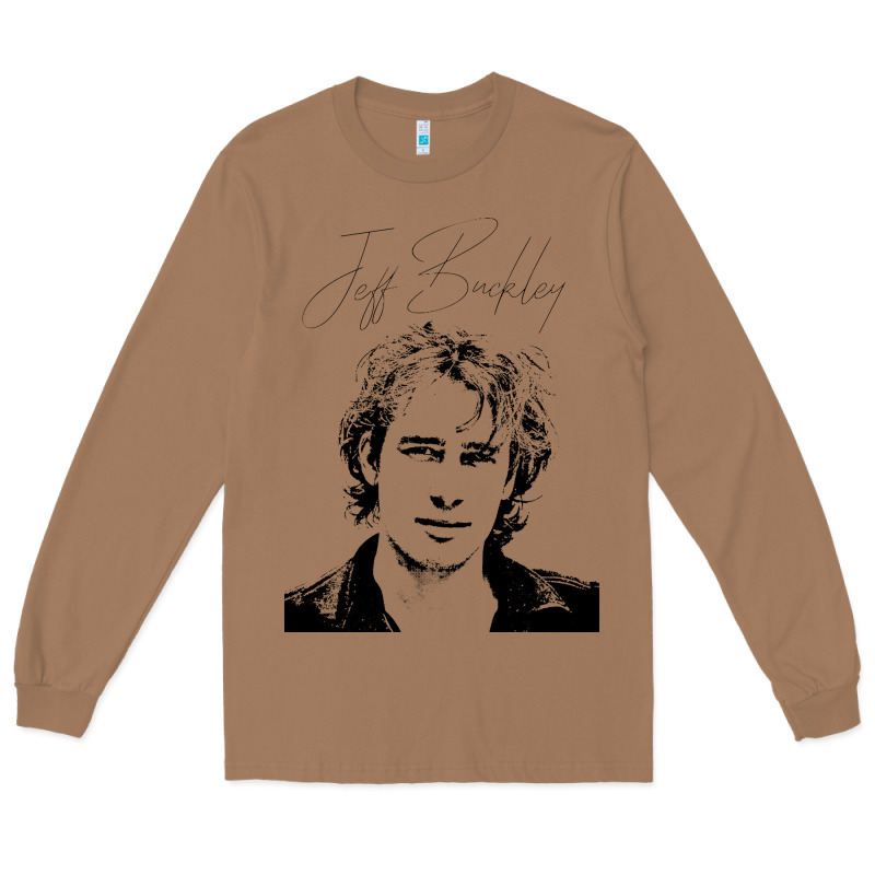 Jeff Buckley 90s Style Fan Art Long Sleeve Tee by linhVisuals | Teevron