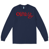 Navy old and in the way musician Long Sleeve Tee - linhVisuals