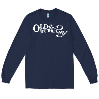 Navy old and in the way musician Long Sleeve Tee - linhVisuals