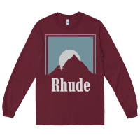 Burgundy Rhude Adventure Long Sleeve Tee - linhVisuals