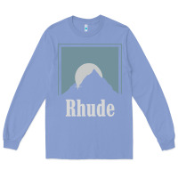 Colony Blue Rhude Adventure Long Sleeve Tee - linhVisuals