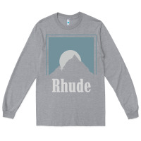 Heather Grey Rhude Adventure Long Sleeve Tee - linhVisuals