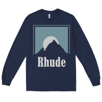 Navy Rhude Adventure Long Sleeve Tee - linhVisuals