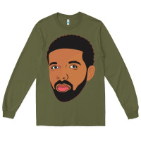 Army Green drak Long Sleeve Tee - linhVisuals