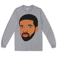 Heather Grey drak Long Sleeve Tee - linhVisuals