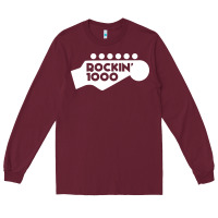 Burgundy rockin 1000 musician Long Sleeve Tee - linhVisuals