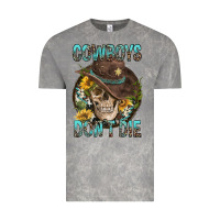 Cloud Rock Cowboys Don't Die Vintage Tee - FaDigitalArtStudio