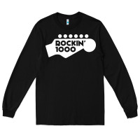 Black rockin 1000 musician Long Sleeve Tee - linhVisuals