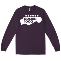 Plum rockin 1000 musician Long Sleeve Tee - linhVisuals