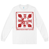 White jonathan fireeater Long Sleeve Tee - linhVisuals