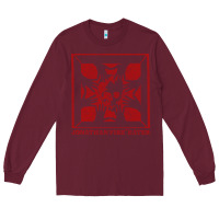 Burgundy jonathan fireeater Long Sleeve Tee - linhVisuals