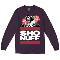 Plum sho nuff old school Long Sleeve Tee - linhVisuals