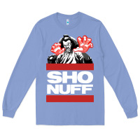 Colony Blue sho nuff old school Long Sleeve Tee - linhVisuals