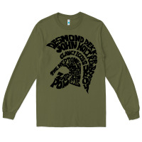 Army Green trojan artist Long Sleeve Tee - linhVisuals