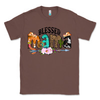 Chestnut Blessed Mama Classic Tee - CowCowDesign