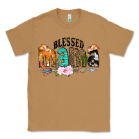 Toasted Coconut Blessed Mama Classic Tee - CowCowDesign