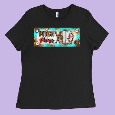 Pitch Please Ladies Tee Designed By Bundleandbundleshop