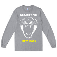Heather Grey against me wave tour 2022 Long Sleeve Tee - linhVisuals