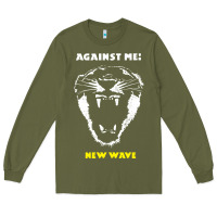 Army Green against me wave tour 2022 Long Sleeve Tee - linhVisuals
