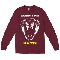Burgundy against me wave tour 2022 Long Sleeve Tee - linhVisuals