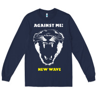 Navy against me wave tour 2022 Long Sleeve Tee - linhVisuals