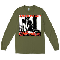Army Green against me white crosses tour 2022 Long Sleeve Tee - linhVisuals