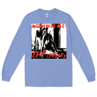 Colony Blue against me white crosses tour 2022 Long Sleeve Tee - linhVisuals