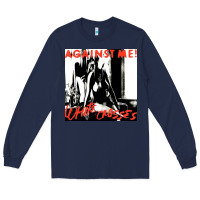 Navy against me white crosses tour 2022 Long Sleeve Tee - linhVisuals