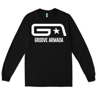 Black GROOVE ARMADA NORTHERN STAR Long Sleeve Tee - linhVisuals