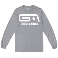 Heather Grey GROOVE ARMADA NORTHERN STAR Long Sleeve Tee - linhVisuals