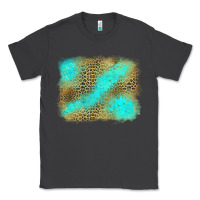 Smoke Turquoise Leopard Background Classic Tee - Jasminsmagicworld