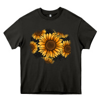 Asphalt sunflower patch Heavy Core Tee - Jasminsmagicworld
