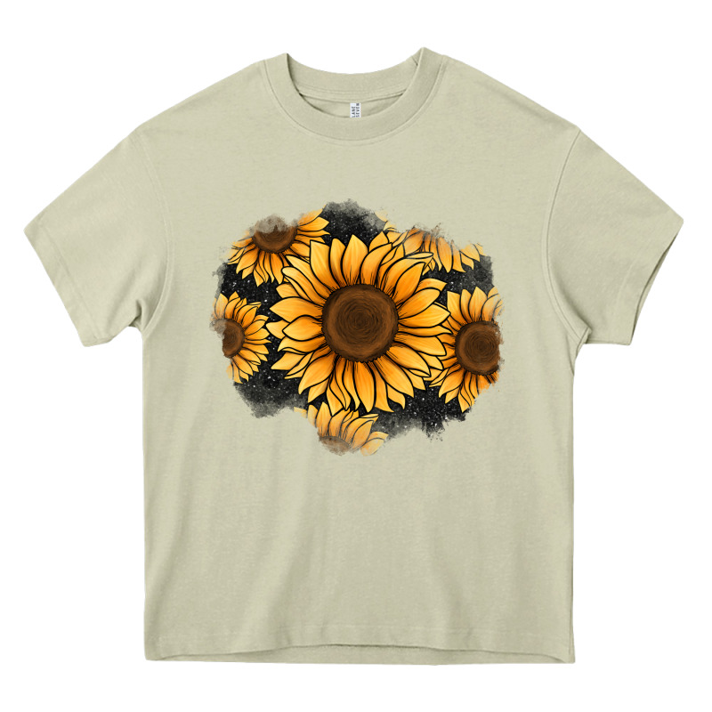 Sunflower Patch Heavy Core Tee by Jasminsmagicworld | Teevron