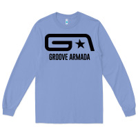 Colony Blue GROOVE ARMADA Long Sleeve Tee - linhVisuals