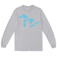 Moon Dust great lakes of michigan Long Sleeve Tee - linhVisuals