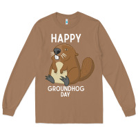 Toasted Coconut happy groundhog day respect the shadow funny spring prediction holiday Long Sleeve Tee - linhVisuals