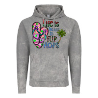 Cloud Rock life is better İn flip flops Vintage Hoodie - CowhideDigitalArt