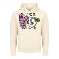 Vintage Artic life is better İn flip flops Vintage Hoodie - CowhideDigitalArt