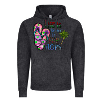 Vintage Black life is better İn flip flops Vintage Hoodie - CowhideDigitalArt