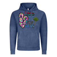 Vintage Denim life is better İn flip flops Vintage Hoodie - CowhideDigitalArt