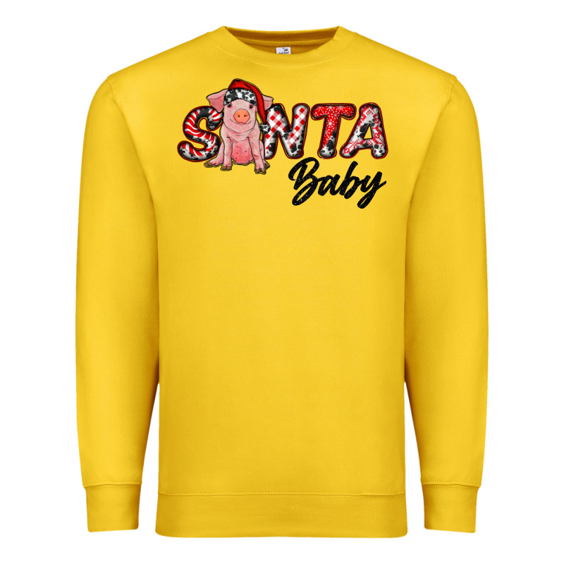 Christmas Santa Baby Premium Sweatshirt by RanaPortraitStore | Teevron