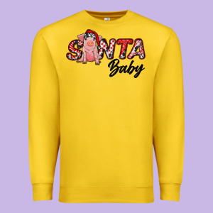 Christmas Santa Baby Premium Sweatshirt Designed By Ranaportraitstore